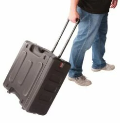 Gator 19 In. Deep 6U Molded Rack Case W/ Wheels -travel storage Shop gator g pror 6u 19 transport
