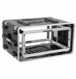Gator 4U ATA Molded Shock Rack Case -travel storage Shop gator g shock 4l open right