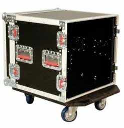 Gator 17 In. Deep 10U Rack W/ Casters -travel storage Shop gator g tour 10ucast open