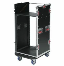 Gator 10U Top, 16U Side Pop-Up Console Rack Case W/ Casters -travel storage Shop gator g tour 10x16 pu open left