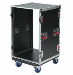 Gator 17 In. Deep 16U Rack Case W/ Casters 12 Gator 17 In. Deep 16U Rack Case W/ Casters -travel storage Shop gator g tour 16ucast open left
