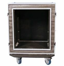 Gator 12U ATA Wood Flight Shock Rack Case W/ Casters -travel storage Shop gator g tour shk12 ca empty front