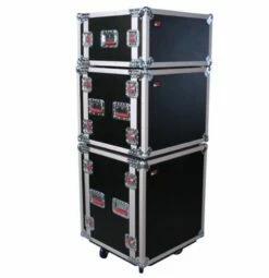 Gator 12U ATA Wood Flight Shock Rack Case W/ Casters -travel storage Shop gator g tour shk8 cas stacked