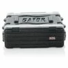 Gator 14.25 In. Deep 3U Molded Shallow Rack Case 2 Gator 14.25 In. Deep 3U Molded Shallow Rack Case -travel storage Shop gator gr 3s closed front