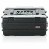 Gator 14.25 In. Deep 4U Molded Shallow Rack Case 1 Gator 14.25 In. Deep 4U Molded Shallow Rack Case -travel storage Shop gator gr 4s closed front