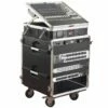 Gator 10U Top, 12U Side Pop-Up Console Rack Case W/ Casters -travel storage Shop gator grc 10x12 pu gear right