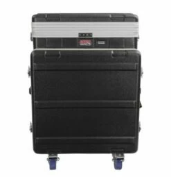Gator 12U Top, 10U Side Pop-Up Console Rack Case W/ Casters