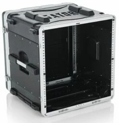 Gator 19 In. Deep 10U Molded Rolling Rack Case -travel storage Shop gator grr 10l open right