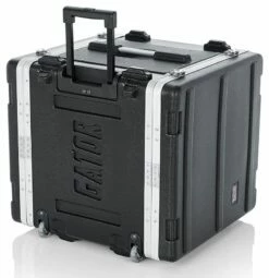 Gator 19 In. Deep 10U Molded Powered Rolling Rack Case -travel storage Shop gator grr 10pl us upright