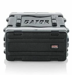 Gator 19 In. Deep 4U Molded Rolling Rack Case