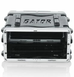Gator 19 In. Deep 4U Molded Rolling Rack Case -travel storage Shop gator grr 4l open front