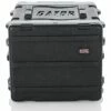Gator 19 In. Deep 8U Molded Rolling Rack Case -travel storage Shop gator grr 8l closed front