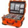 Nanuk 955 Large Case With Padded Dividers And Lid Organizer -travel storage Shop nanuk nk955 orange dividers lidorganizer left