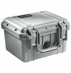 Pelican 1300NF Small Carrying Case With Empty Interior -travel storage Shop pelican 1300 silver 1