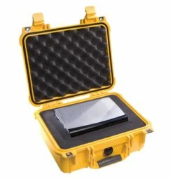 Pelican 1400 Small Carrying Case With Pick N Pluck Foam -travel storage Shop pelican 1400 foam equipment yellow