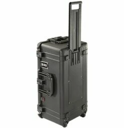 Pelican 1626 Air Wheeled Case With Padded Dividers -travel storage Shop pelican 1626air upright handle back