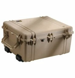Pelican 1690-FL Large Wheeled Transport Case With 2 Inch Foam Lining -travel storage Shop pelican 1690 tan 1