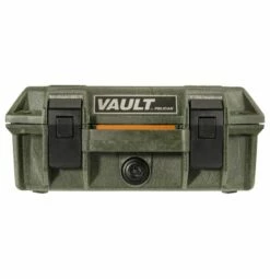 Pelican V100 Vault Small Pistol Case 12 Pelican V100 Vault Small Pistol Case -travel storage Shop pelican v100 odgreen closed front
