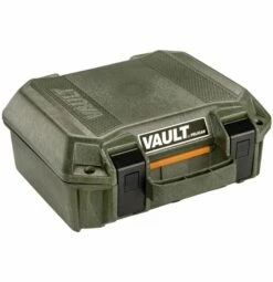Pelican V100 Vault Small Pistol Case 10 Pelican V100 Vault Small Pistol Case -travel storage Shop pelican v100 odgreen closed right