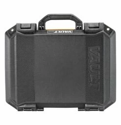 Pelican V300 Vault Large Pistol Case -travel storage Shop pelican v300 black closed upright 1