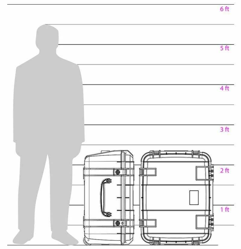 Seahorse SE1220 Large Protective Case With Foam 8 Seahorse SE1220 Large Protective Case With Foam - Image 6