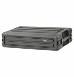 SKB 2U Roto Molded Shallow Rack -travel storage Shop skb 1skb r2s closed left