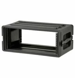 SKB 4U Roto Molded Shallow Rack -travel storage Shop skb 1skb r4s open left