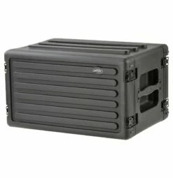 SKB 6U Roto Molded Shallow Rack -travel storage Shop skb 1skb r6s closed left