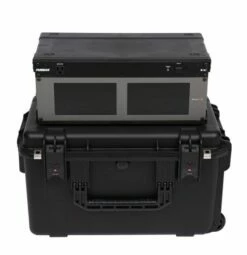 SKB 9 In. Deep 4U Injection Molded Shallow Fly Rack W/ Wheels