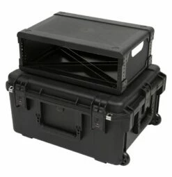 SKB 13 In. Deep 3U Injection Molded Fly Rack W/ Wheels