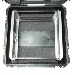 SKB 10 In. Deep 10U Removable Fly Rack W/ Wheels -travel storage Shop skb 3i 22221210u rack upclose