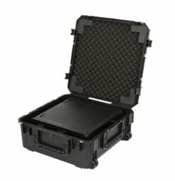 SKB 20 In. Deep 3U Injection Molded Fly Rack W/ Wheels -travel storage Shop skb 3i 2424m103u rack left