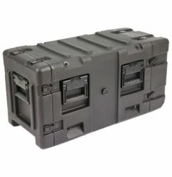 SKB 20 In. Deep 5U Removable Shock Half Rack -travel storage Shop skb 3rr 5u20 hr closed front right