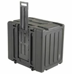 SKB 20 In. 8U Roto Shockmount Rolling Rack -travel storage Shop skb 3skb r08u20w handle