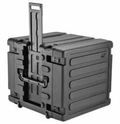 SKB 20 In. 10U Roto Shockmount Rolling Rack -travel storage Shop skb 3skb r10u20w handle