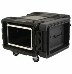 SKB 30 In. Deep 6U Roto Shock Rack 12 SKB 30 In. Deep 6U Roto Shock Rack -travel storage Shop skb 3skb r906u30 open left