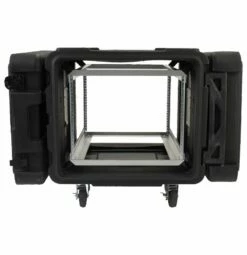 SKB 24 In. Deep 8U Roto Shock Rack 9 SKB 24 In. Deep 8U Roto Shock Rack -travel storage Shop skb 3skb r908u24 open front