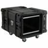 SKB 28 In. Deep 8U Roto Shock Rack 1 SKB 28 In. Deep 8U Roto Shock Rack -travel storage Shop skb 3skb r908u28 open right