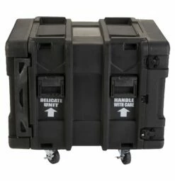 SKB 24 In. Deep 10U Roto Shock Rack -travel storage Shop skb 3skb r910u24 closed front