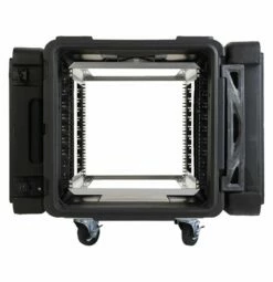 SKB 28 In. Deep 10U Roto Shock Rack -travel storage Shop skb 3skb r910u28 open front